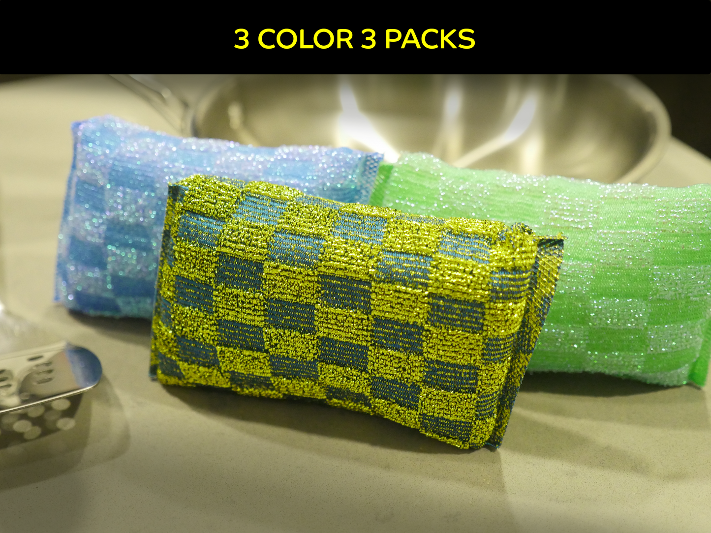 3 Pack of Squeezzee Sponges