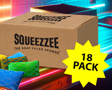 18 Pack of Squeezee Sponges